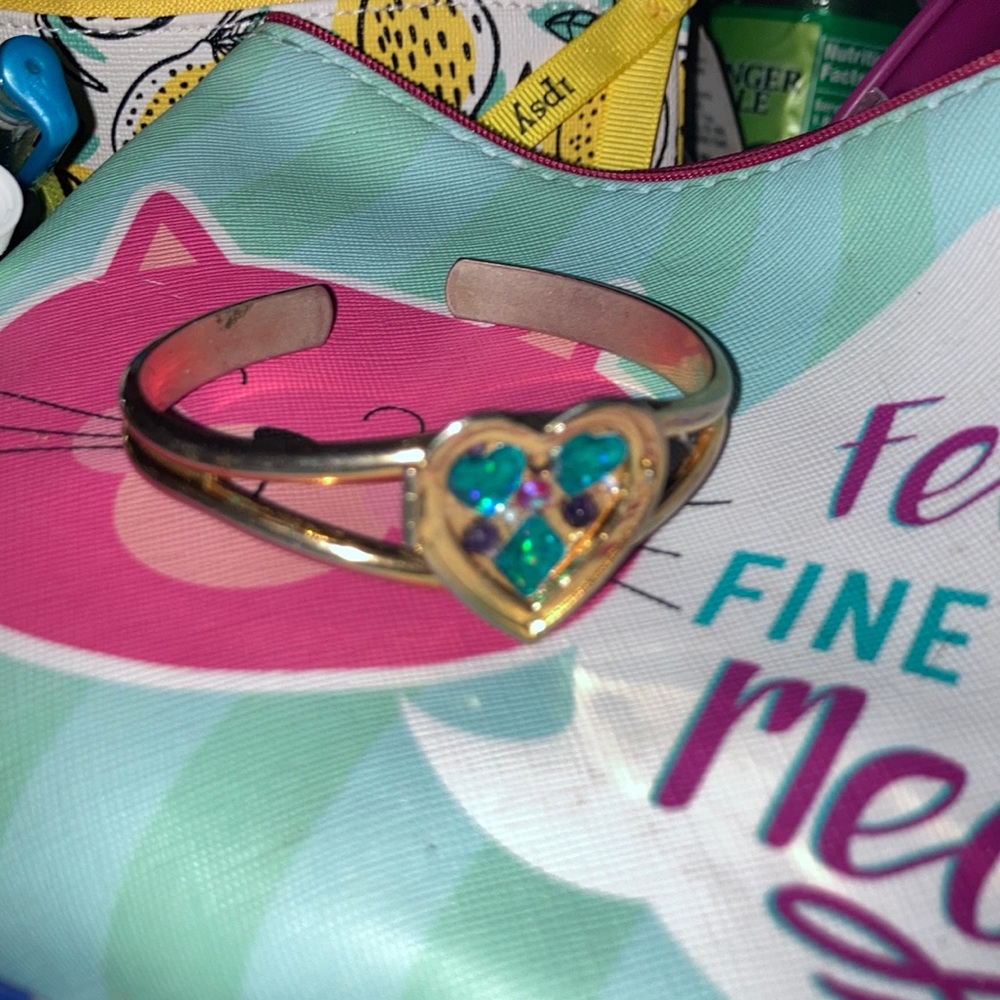 Valentines heart bracelet